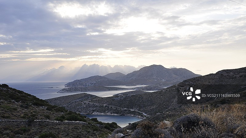 海边的云彩图片素材