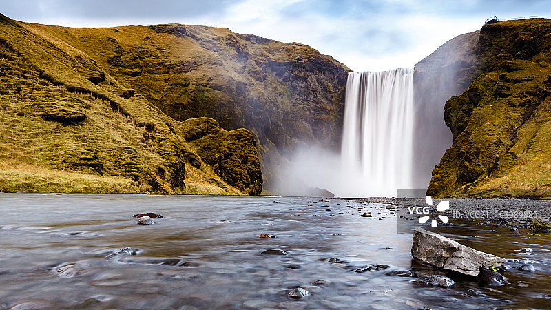 的瀑布图片素材
