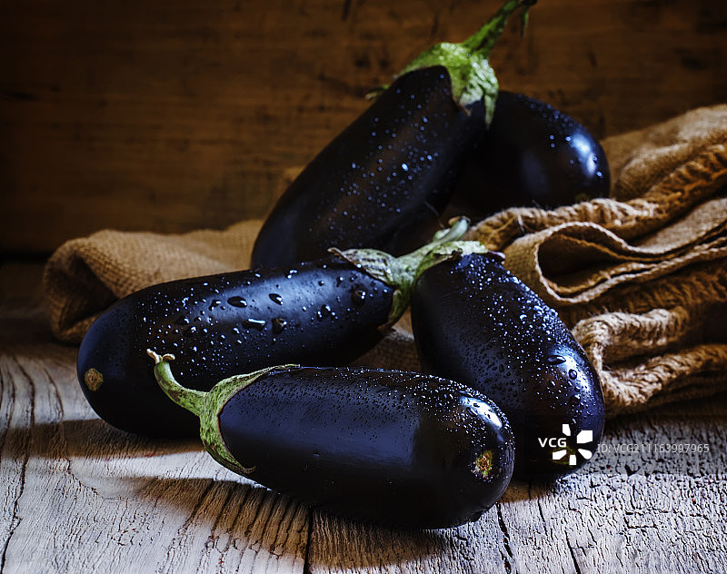 茄子特写图片素材