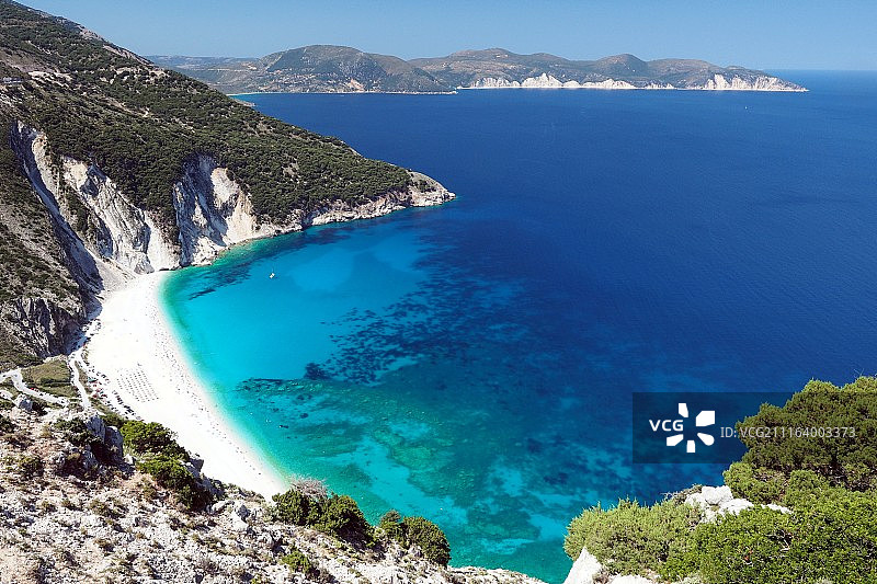 海滨沙滩航拍图片素材