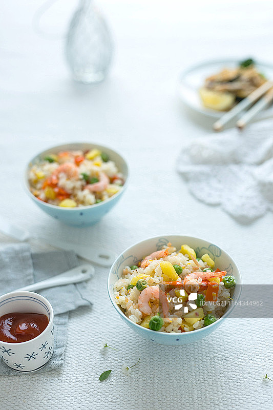 什锦炒饭图片素材