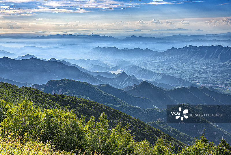 京北第一高峰雾灵山图片素材