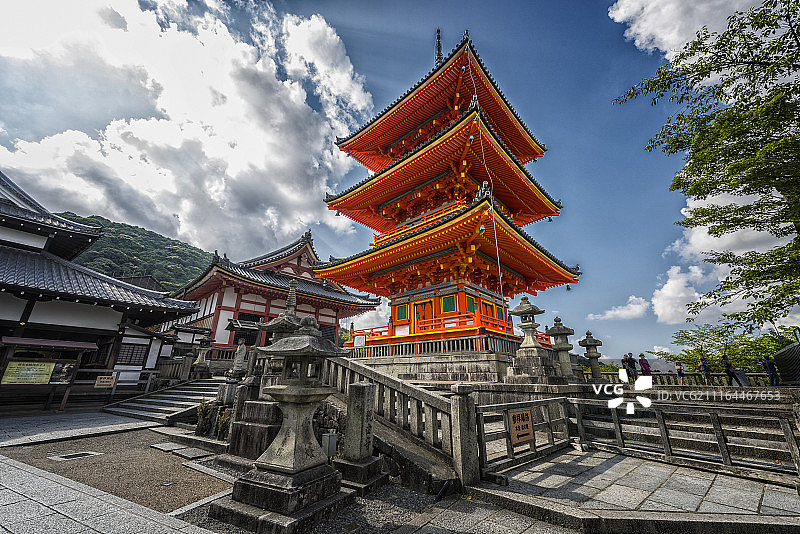 亚洲，日本，长野县，清水寺图片素材