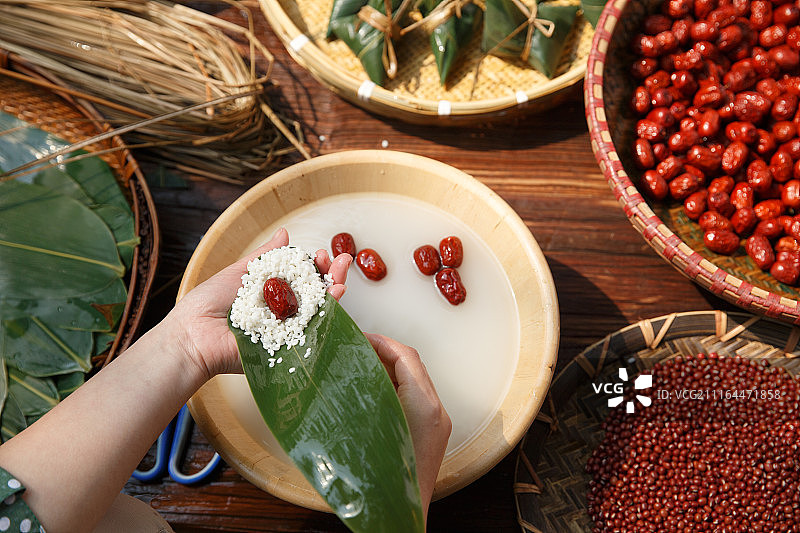 包粽子图片素材