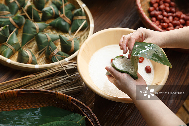 包粽子图片素材
