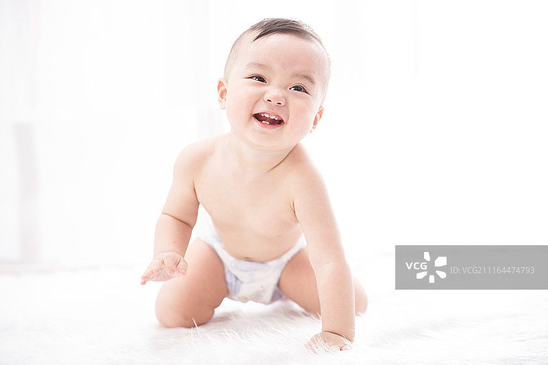 可爱男婴儿图片素材