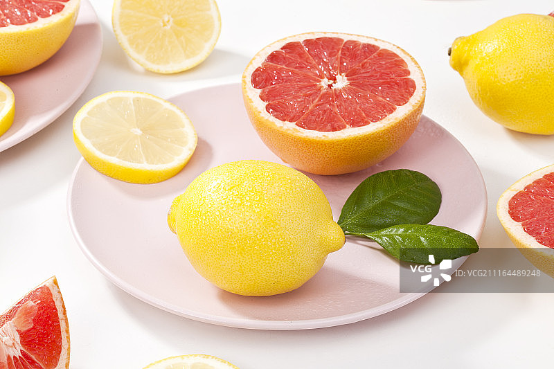 柠檬与西柚图片素材