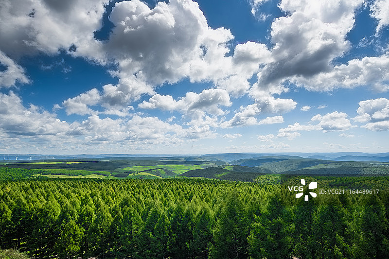 坝上草原风光图片素材
