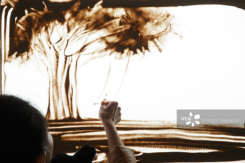 沙画创意图片素材