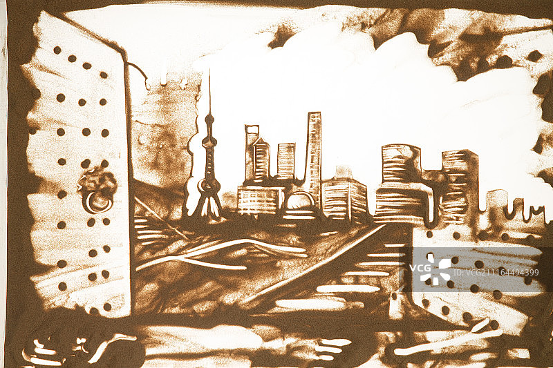 沙画创意图片素材