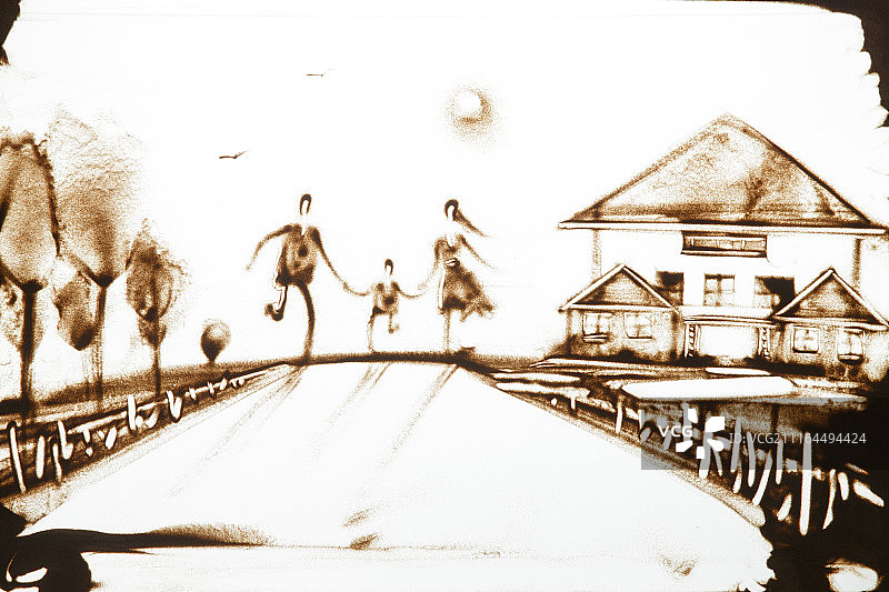 沙画创意图片素材