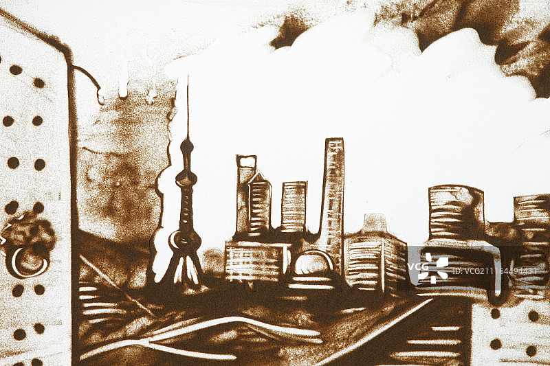 沙画创意图片素材