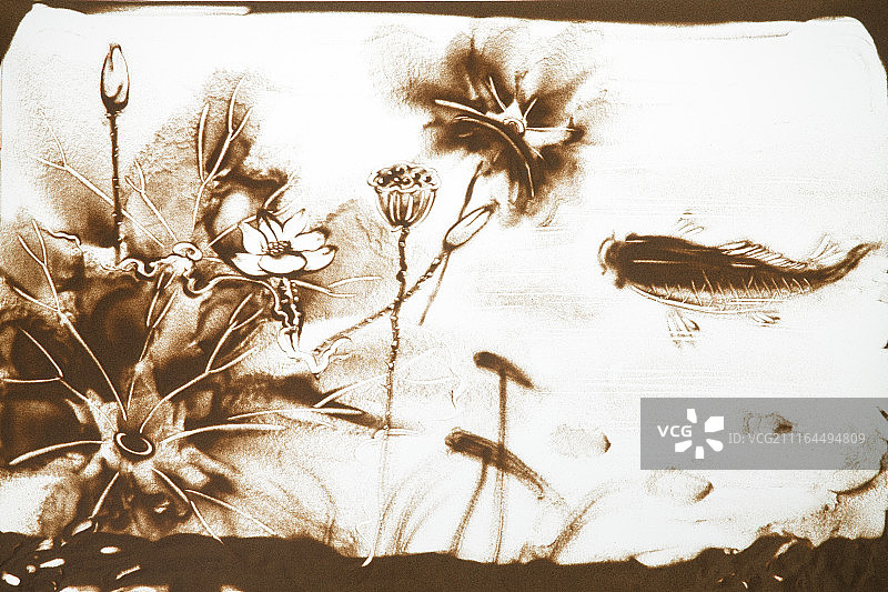 沙画创意图片素材