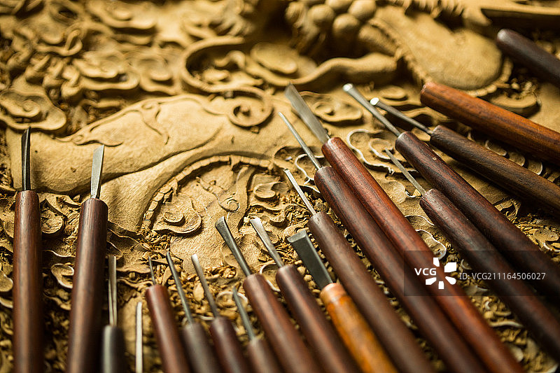 木工雕刻工具图片素材