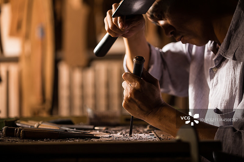 木工雕刻图片素材