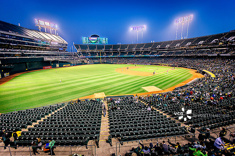 全景棒球场图片素材