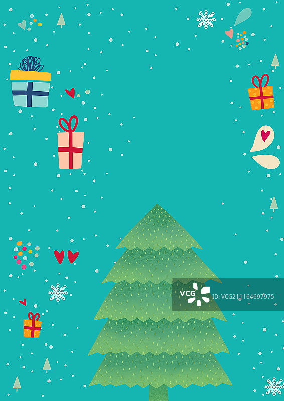 唯美背景元素组图共3000多幅-圣诞系列插画图片素材