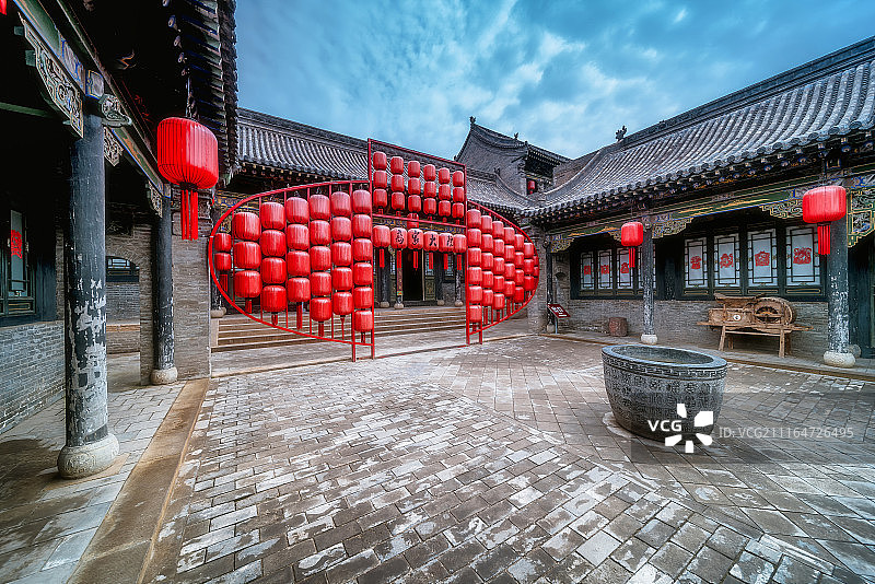 山西乔家大院图片素材