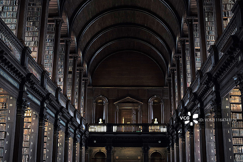 哈利波特拍摄地都柏林圣三一学院图书馆图片素材