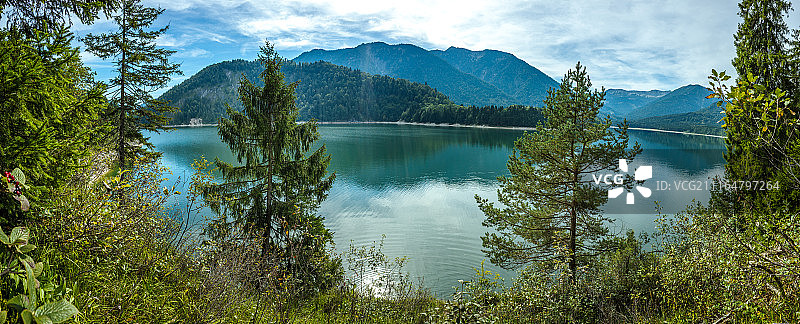 锡尔文施泰因湖图片素材