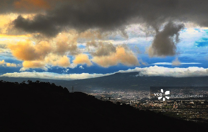 星期三的日落图片素材