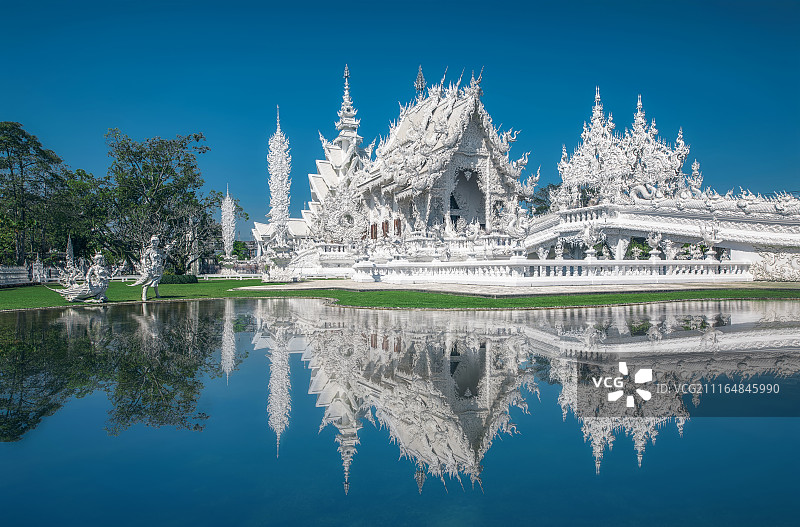 清莱白庙图片素材