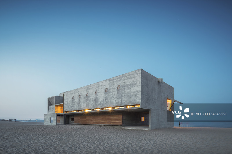 阿那亚孤独图书馆秦皇岛昌黎县图片素材