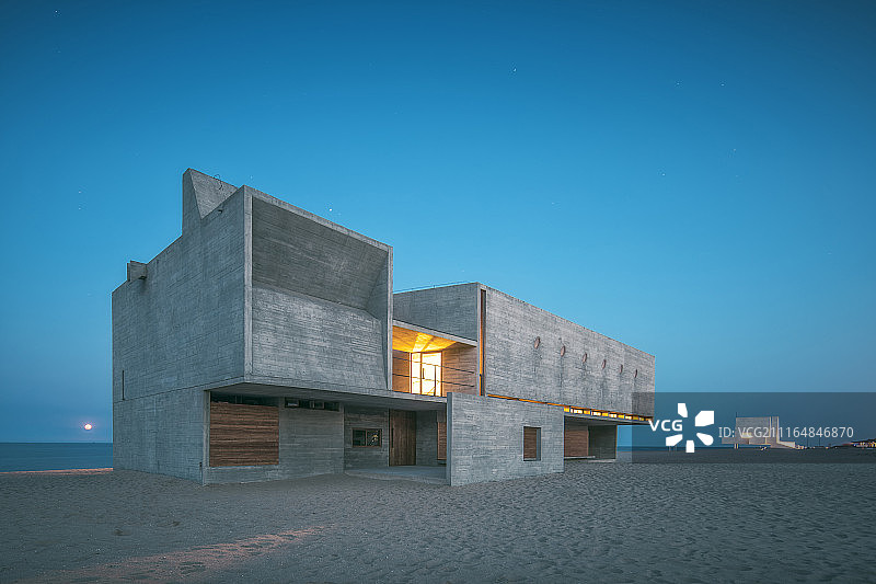 阿那亚孤独图书馆秦皇岛昌黎县图片素材