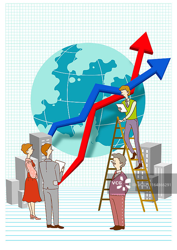 商务人士插画图片素材