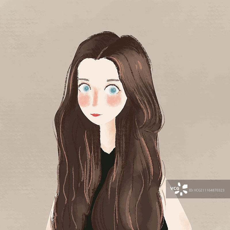 复古人物肖像图片素材