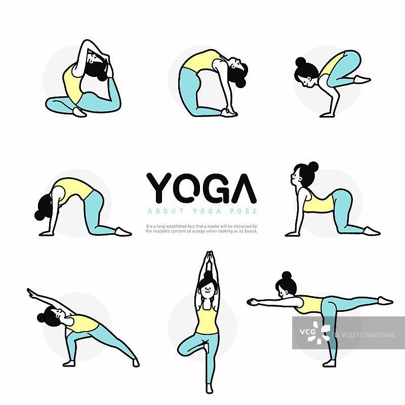 瑜伽人物合集图片素材