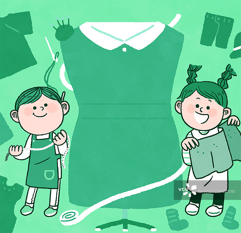 童年梦想主题插画图片素材