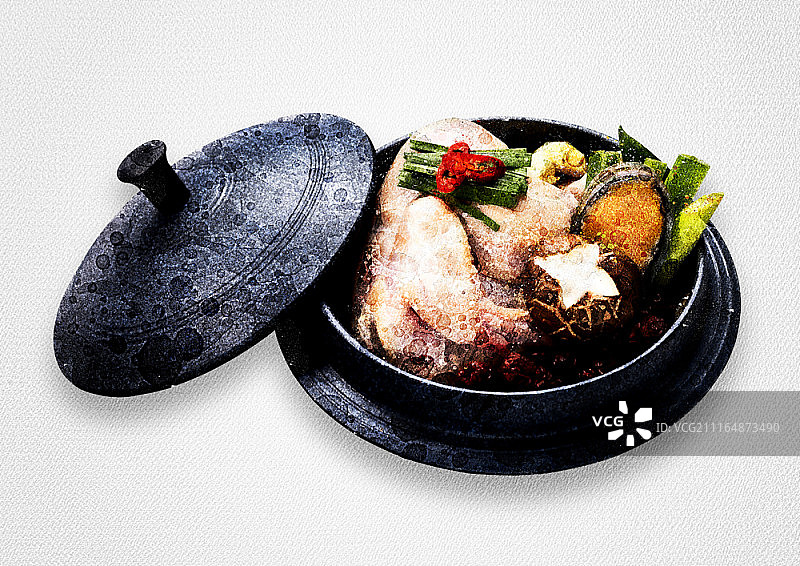 水彩食物插画图片素材