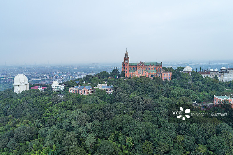 佘山国家森林公园教堂图片素材