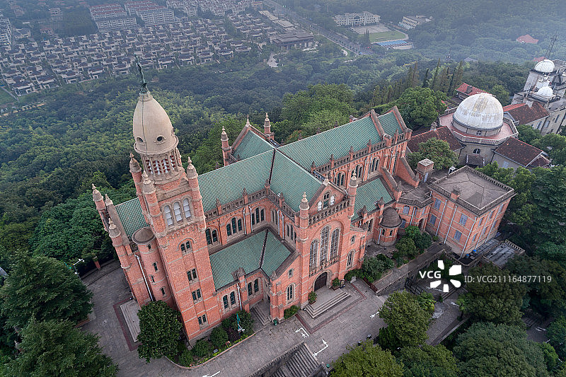 佘山国家森林公园教堂图片素材