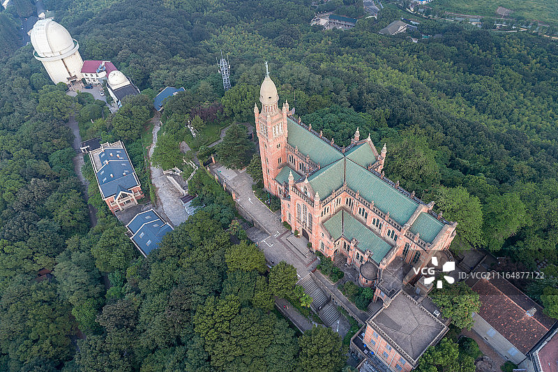 佘山国家森林公园教堂图片素材