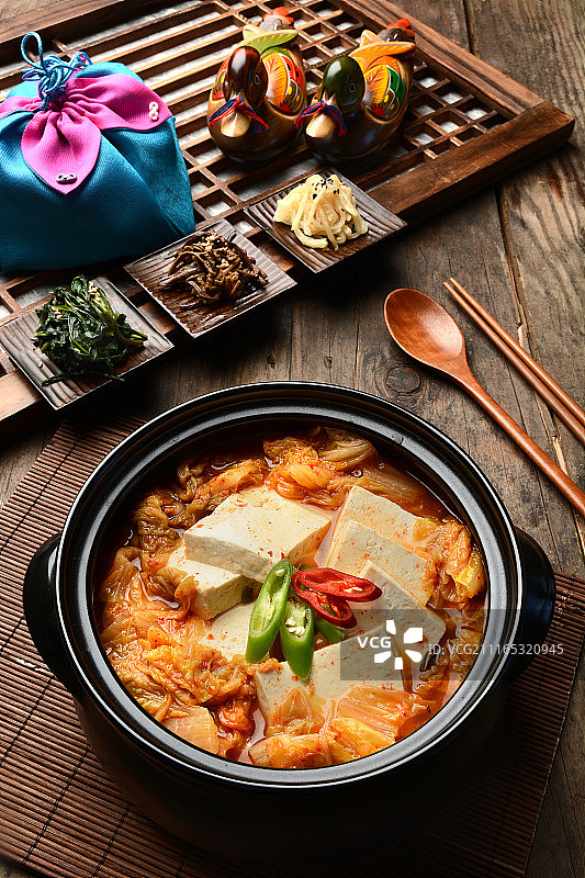 泡菜炖汤图片素材