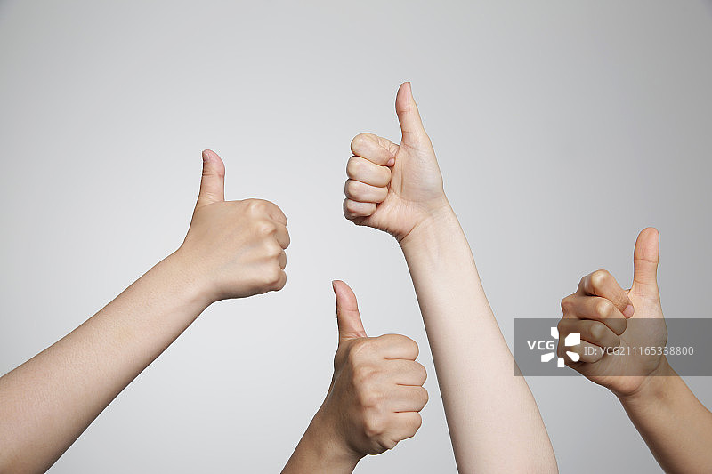 竖起大拇指!图片素材