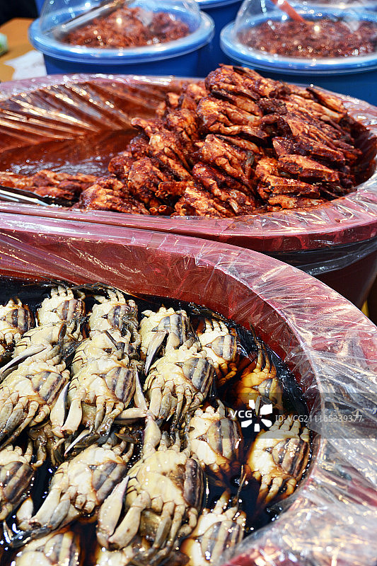 韩国传统市场图片素材