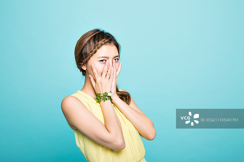 可爱的女人图片素材