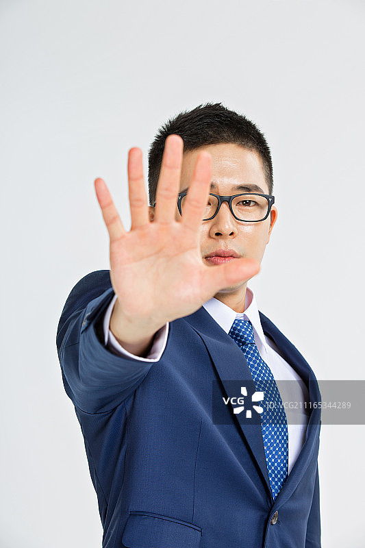 戴眼镜的商人图片素材