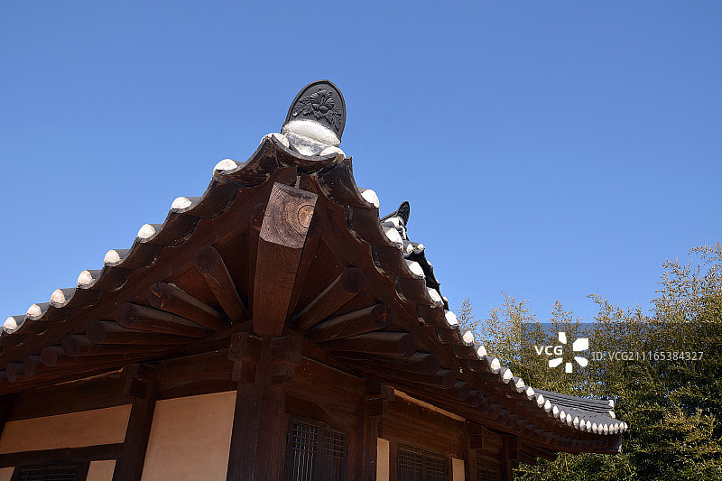韩国传统房屋图片素材