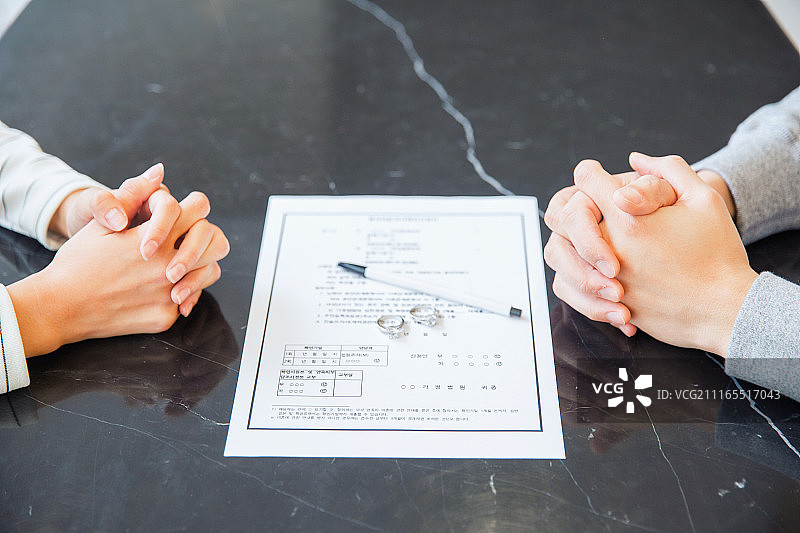 夫妻，离婚，冲突，问题，协议（概念），感情破裂图片素材