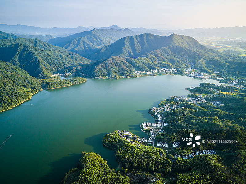 湖光山色图片素材