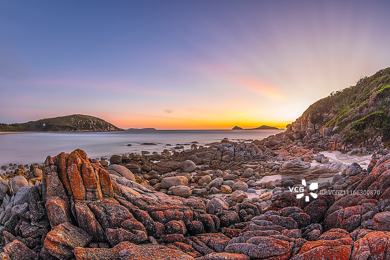 野餐湾图片素材