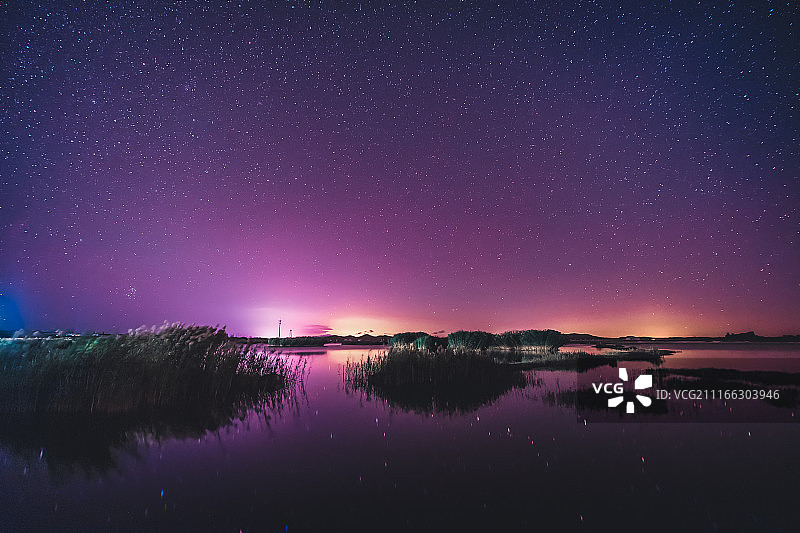 浪漫的夜空图片素材