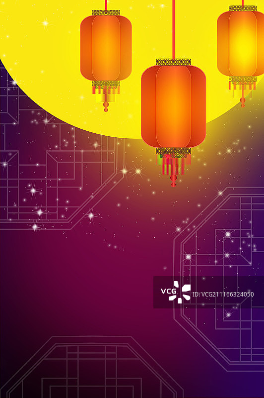 中秋节赏月图片素材