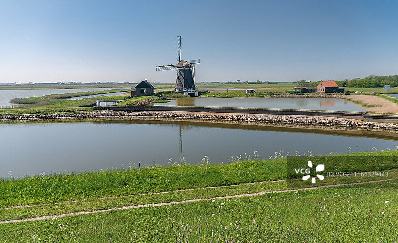 “Het Noorden”风车（特塞尔岛）图片素材