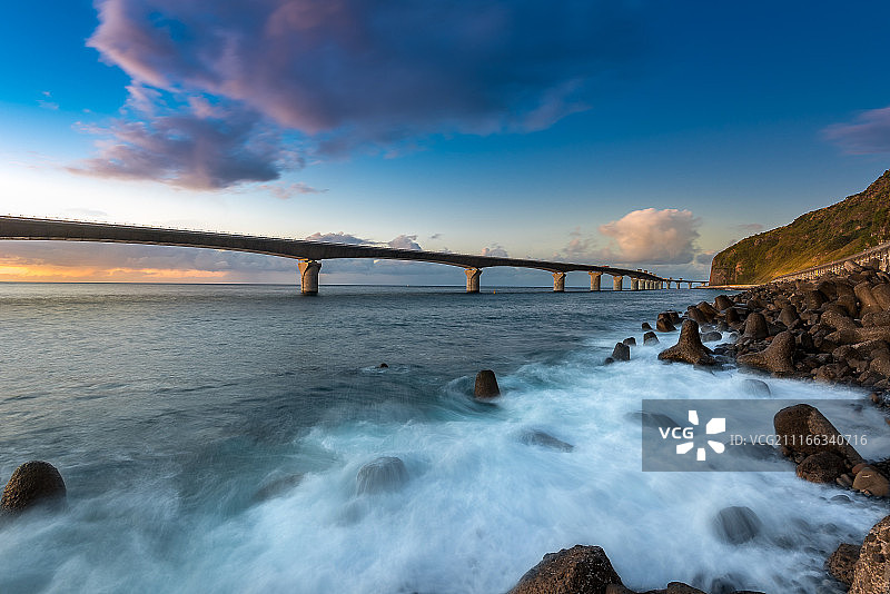 海上的长桥图片素材