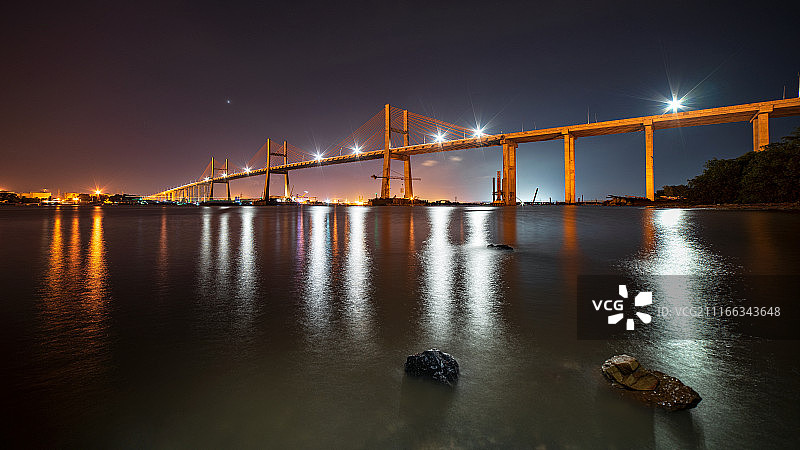 白藤桥图片素材